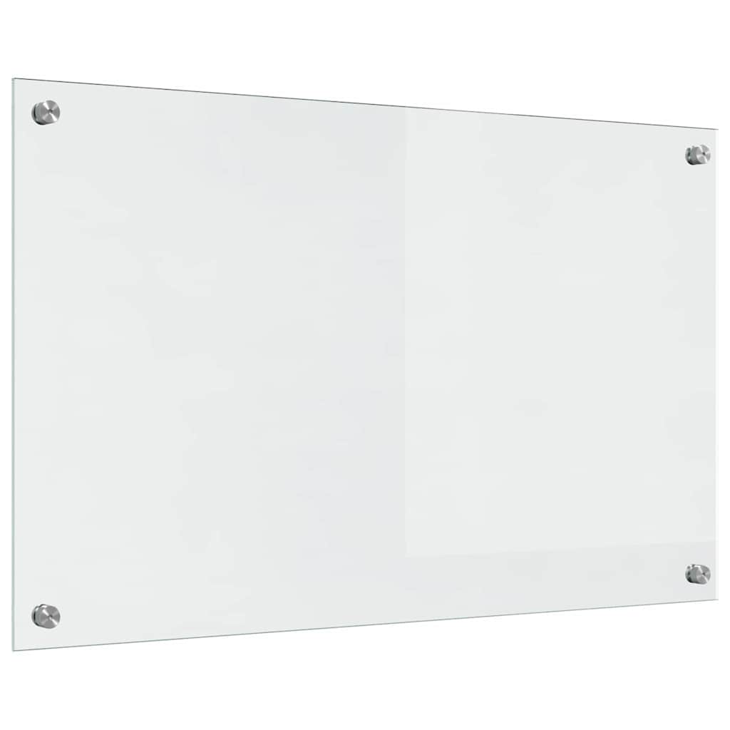 Kitchen Backsplash Transparent 80 x 50 cm Tempered Glass